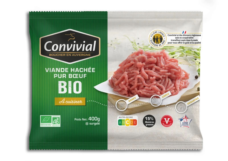 Hach&eacute; &agrave; cuisiner BIO
