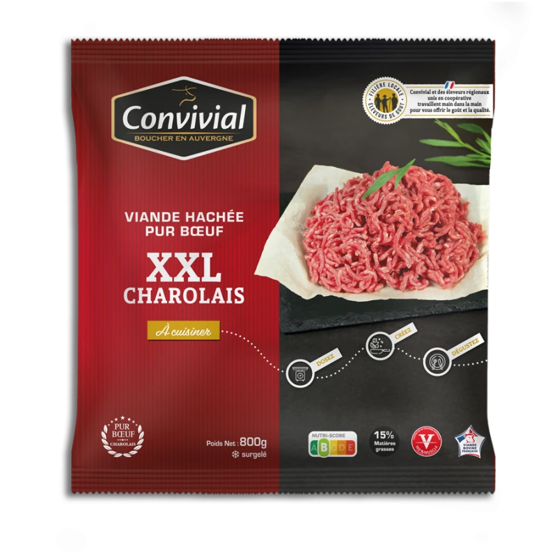 Hach&eacute; &agrave; cuisiner XXL Charolais