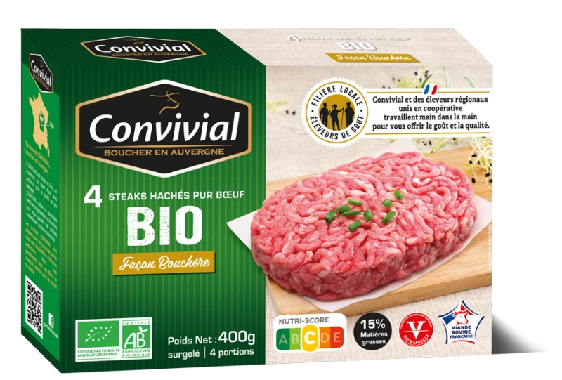 Steak Hach&eacute; BIO